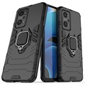 Realme GT Neo2 Hybrid Case met Ringhouder - Zwart