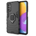 Samsung Galaxy M52 5G Hybrid Case met Ringhouder - Zwart