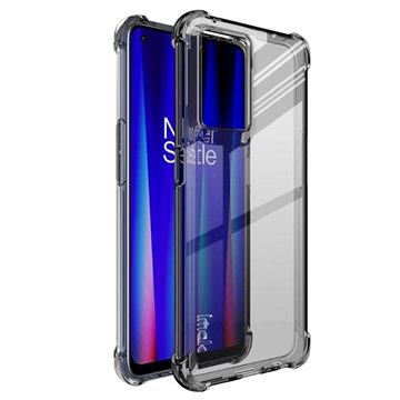 Imak Anti-kras OnePlus Nord CE 2 5G TPU Cover met Screenprotector - Zwart / Doorzichtig