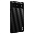 Imak LX-5 Google Pixel 6 Hybrid Case - Koolstofvezel - Zwart