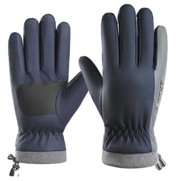 Geïsoleerde Windproof Touchscreen Handschoenen voor Heren - Blauw