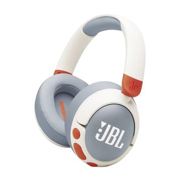 JBL JR470NC draadloze koptelefoon voor kinderen - Wit / Grijs / Oranje