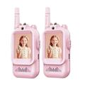 JK200 Kinder Video Walkie-Talkie met Camera - 2 stuks. - Roze