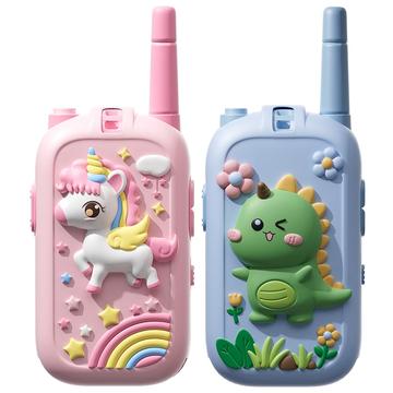 JK200 Kinder Video Walkie-Talkie met Camera - 2 stuks. - Roze Eenhoorn / Blauwe Dinosaurus