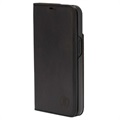 JT Berlin BookCase Tegel iPhone 13 Pro Max Leren Flip Case - Zwart