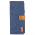 Jeans Series Sony Xperia 1 III Wallet Case - Donkerblauw