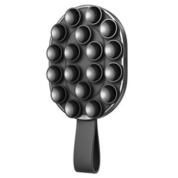 Joyroom JR-ZS393-S Magnetische Zuignap Telefoonhouder - Siliconen Telefoonhouder - Zwart