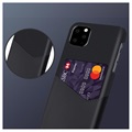 KSQ iPhone 11 Pro Max Hoesje met Kaartvak - Zwart