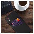 KSQ Samsung Galaxy Xcover 5 Hoesje met Kaartvak - Zwart