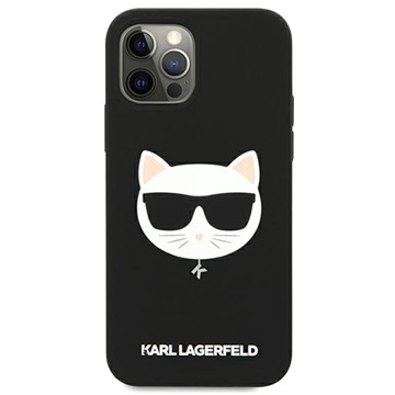 Karl Lagerfeld Choupette iPhone 12/12 Pro Siliconen Hoesje