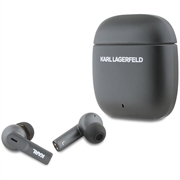 Karl Lagerfeld Langwerpig Logo ANC/ENC TWS Draadloze Oortelefoon - Zwart