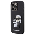 Karl Lagerfeld Ikonik Karl & Choupette iPhone 13 Pro Case - Zwart