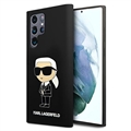 Karl Lagerfeld Ikonik Samsung Galaxy S23 Ultra 5G siliconen hoesje