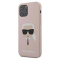 Karl Lagerfeld iPhone 12/12 Pro siliconen hoesje