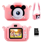 Kinderen Digitale Camera met 32GB Geheugenkaart - Roze
