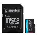 Kingston Canvas Go! Plus microSDXC Geheugenkaart met Adapter SDCG3/512GB - 512GB