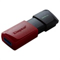 Kingston DataTraveler Exodia M USB 3.2 Flash Drive - 128GB - Rood