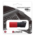 Kingston DataTraveler Exodia M USB 3.2 Flash Drive - 128GB - Rood