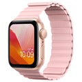Kingxbar Apple Watch 7/SE/6/5/4/3/2/1 Magnetische Band - 45mm/44mm/42mm - Roze