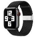 Apple Watch Series 7/SE/6/5/4/3/2/1 Gebreide Band - 45mm/44mm/42mm - Zwart
