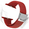 Apple Watch Series 7/SE/6/5/4/3/2/1 Gebreide Band - 45mm/44mm/42mm - Rood
