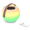 Ksix Bubble veelkleurige lamp met Bluetooth-luidspreker - wit