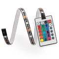 Ksix ColorLED RGB LED Strips met Afstandsbediening voor TV - 5x53cm