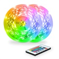 Ksix Gekleurde RGB LED Strip met Afstandsbediening - 2x5m