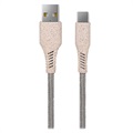 Ksix Milieuvriendelijke USB-A / USB-C Kabel - 1m
