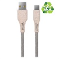 Ksix Duurzaame USB-A / USB-C Kabel - 1m