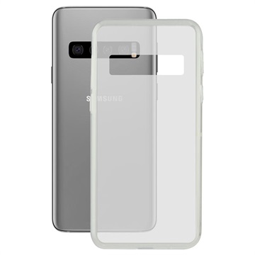 Ksix Flex Ultradunne Samsung Galaxy S10+ TPU Case - Doorzichtig