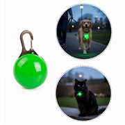 LED Lichtgevende Halsband voor Gezelschapsdieren - Anti-Verloren Veiligheidslicht voor Honden en Katten - Groen