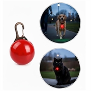 LED Lichtgevende Halsband voor Gezelschapsdieren - Anti-Verloren Veiligheidslicht voor Honden en Katten - Rood