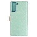 Kantpatroon Samsung Galaxy S21 FE 5G Wallet Case - Groen