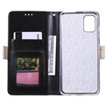 Samsung Galaxy A71 Wallet Case met kantpatroon