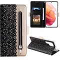Kantpatroon Samsung Galaxy S22 Ultra 5G Wallet Case - Zwart