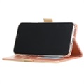 Portemonneehoesje voor iPhone 11 Pro met kantpatroon - Rose Gold