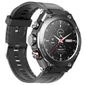 Lemfo T92 Smartwatch met TWS Oortelefoon - iOS/Android - Zwart