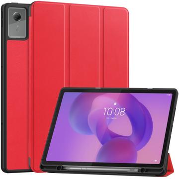 Lenovo Idea Tab Plus Tri-Fold Series Slimme Folio-hoes - Rood