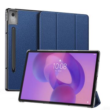 Lenovo Idea Tab Pro Dux Ducis Domo Tri-Fold Smart Folio Hoesje - Blauw