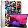 Lenovo Yoga Tab Plus Tri-Fold Series Smart Folio Hoesje - Grafitti