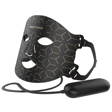 Lichttherapie Masker met 7 Kleuren voor Gezicht - Zwart