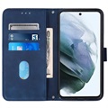 Line Series Samsung Galaxy S22 5G Wallet Case - Blauw