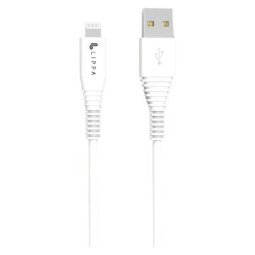 Lippa USB-A / Lightning-kabel 12W - 1m - Wit
