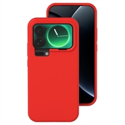 Xiaomi 17 Pro Max Liquid Silicone Hoesje - Rood