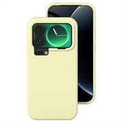 Xiaomi 17 Pro Max Liquid Silicone Hoesje - Geel