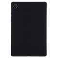 Samsung Galaxy Tab A8 10.5 (2021) Vloeibare siliconen hoes - Zwart