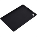 Samsung Galaxy Tab A8 10.5 (2021) Vloeibare siliconen hoes - Zwart