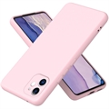 iPhone 11 Liquid Silicone Hoesje - Roze