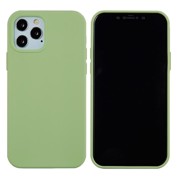 iPhone 12 Pro Max Liquid Silicone Hoesje - Lichtgroen